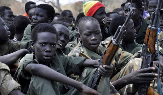 Hundreds of children are believed to have been kidnapped by forces of Johnson Olony to be used at the frontline to defense the government installations in Malakal and other parts of Upper Nile(Photo: Guardian)