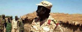 A South Sudanese General addressing a militia in Upper Nile State...
